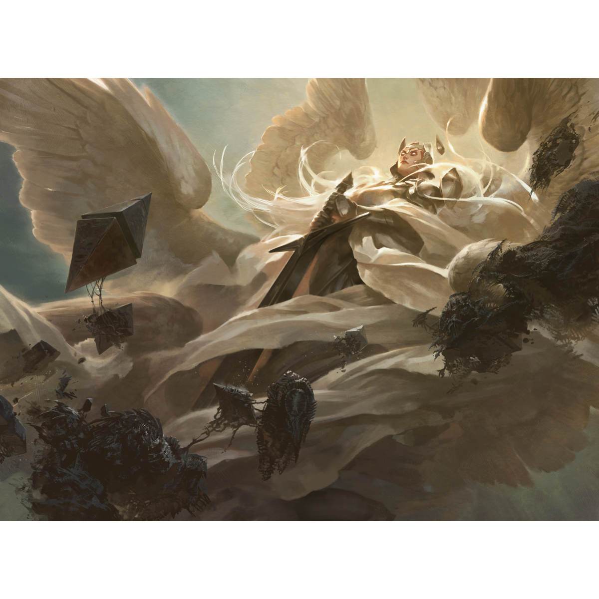 Iona, Shield of Emeria Print - Print - Original Magic Art - Accessories for Magic the Gathering and other card games