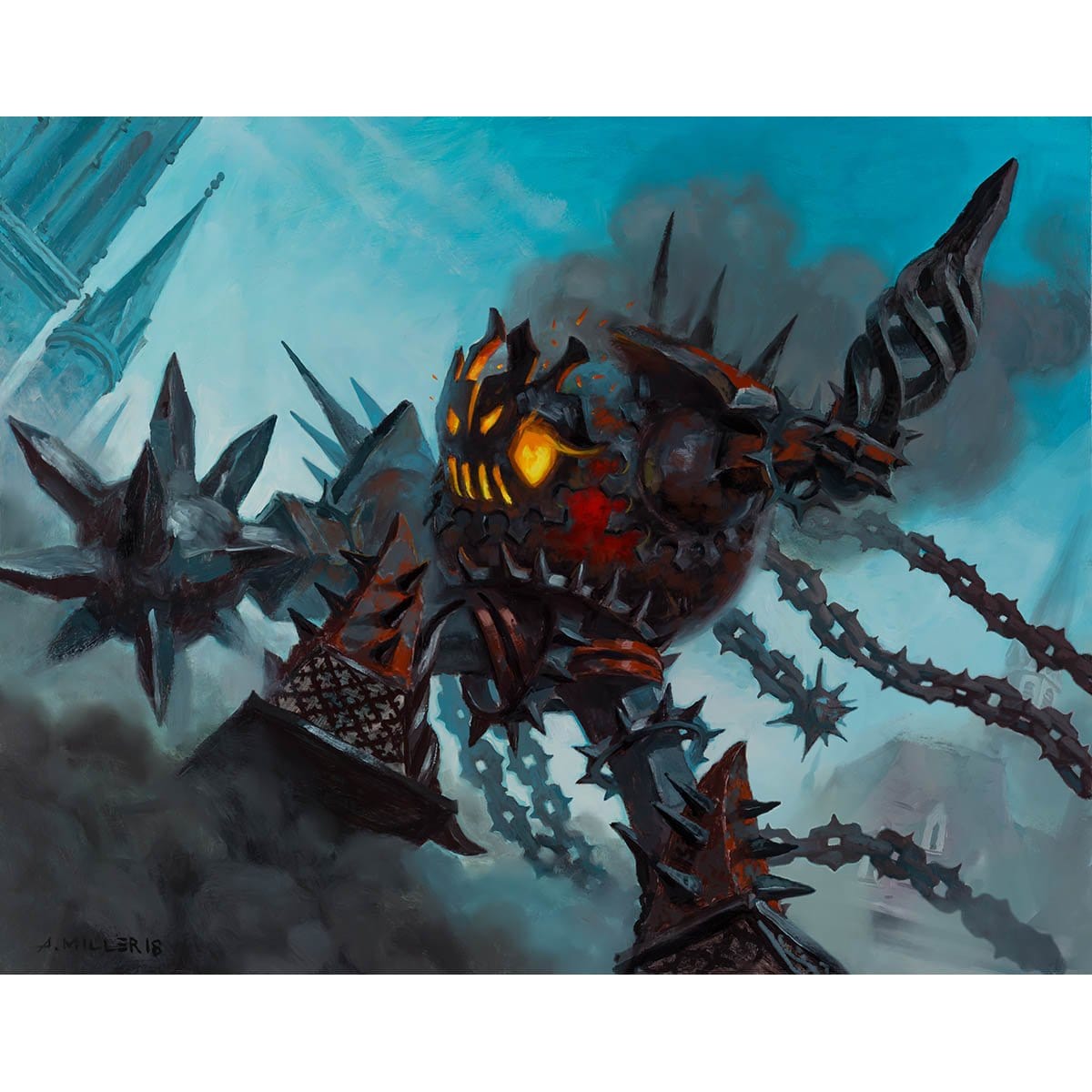 Iron Bully Print - Print - Original Magic Art - Accessories for Magic the Gathering and other card games