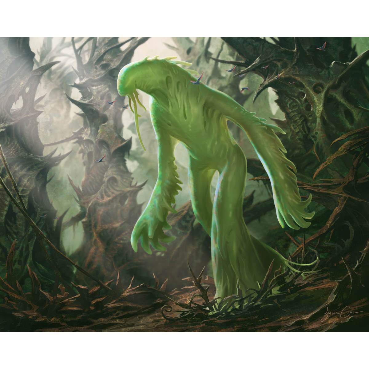 Liege of the Tangle Print - Print - Original Magic Art - Accessories for Magic the Gathering and other card games