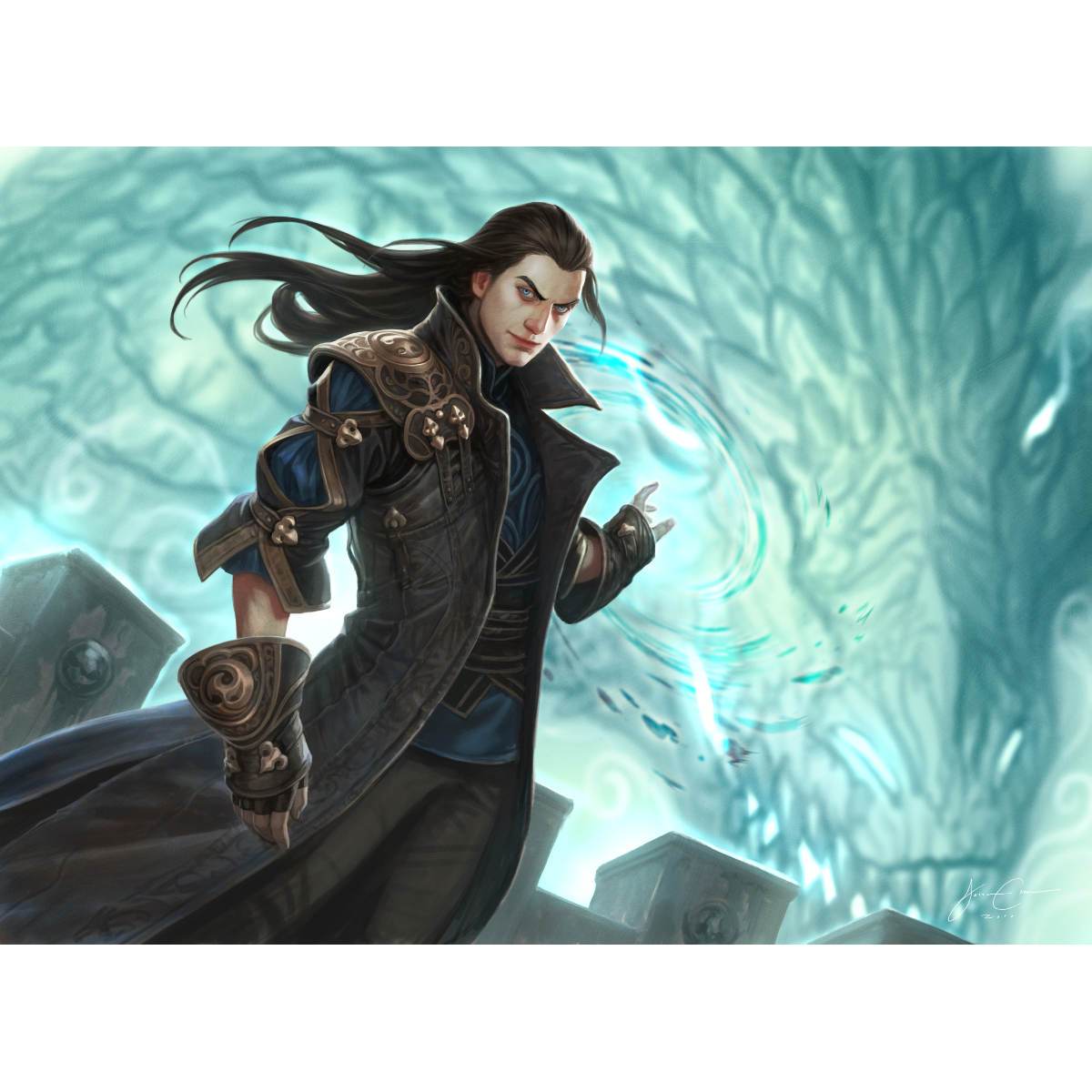 Lord of the Unreal Print - Print - Original Magic Art - Accessories for Magic the Gathering and other card games