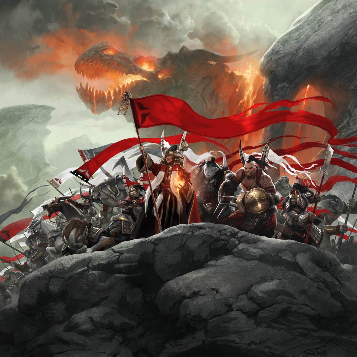 Mardu Ascendancy Print - Print - Original Magic Art - Accessories for Magic the Gathering and other card games
