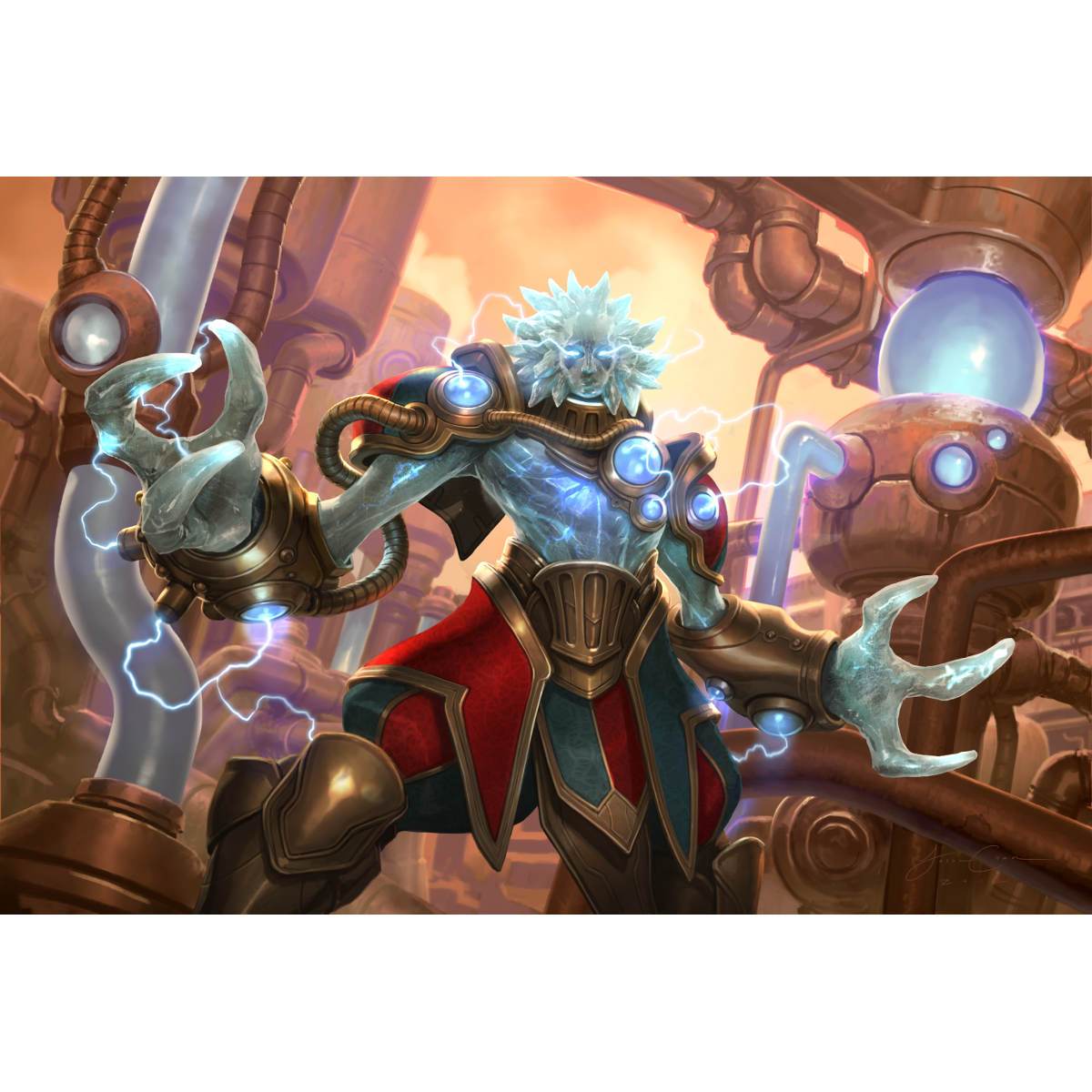 Melek, Izzet Paragon Print - Print - Original Magic Art - Accessories for Magic the Gathering and other card games