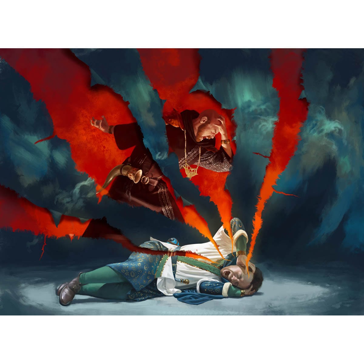 Mtg Rake Mind Rake Print - Original Magic Art