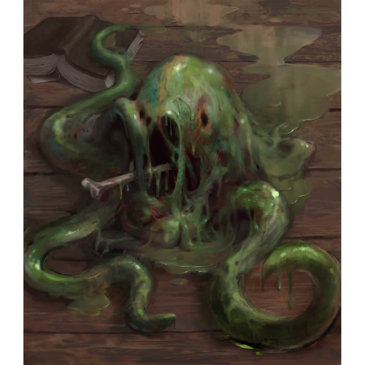 Ooze Token Print - Original Magic Art Ooze Token Print - Original Magic Art