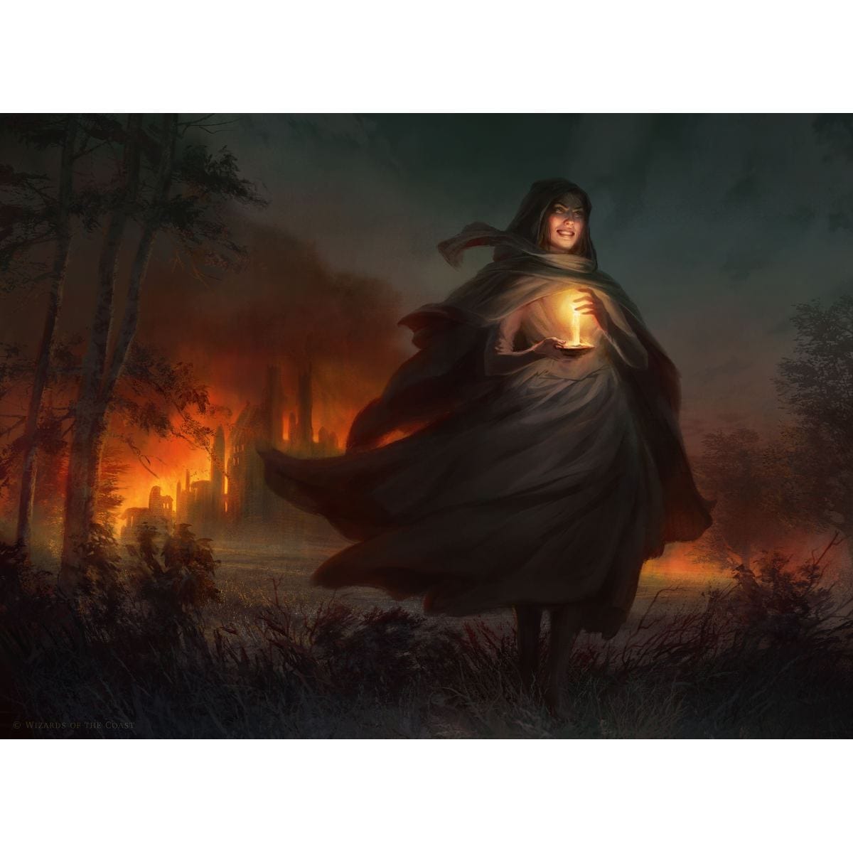 Past in Flames Print - Print - Original Magic Art - Accessories for Magic the Gathering and other card games