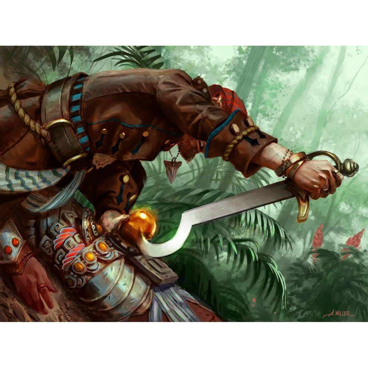 Prying Blade Print - Print - Original Magic Art - Accessories for Magic the Gathering and other card games