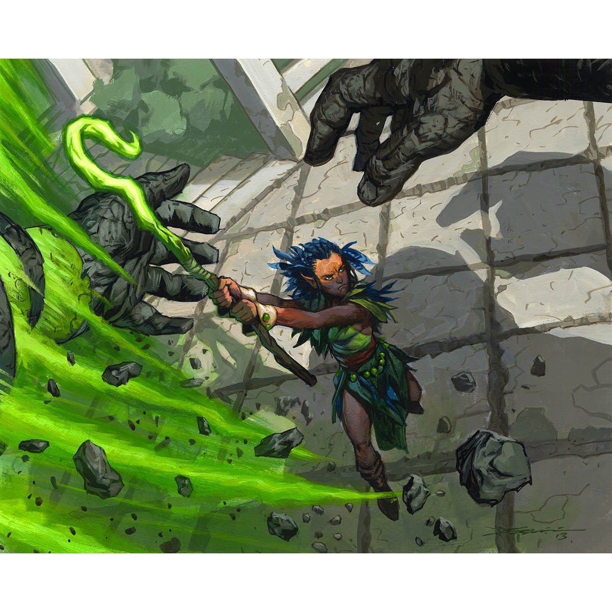 Reclamation Sage Print - Print - Original Magic Art - Accessories for Magic the Gathering and other card games