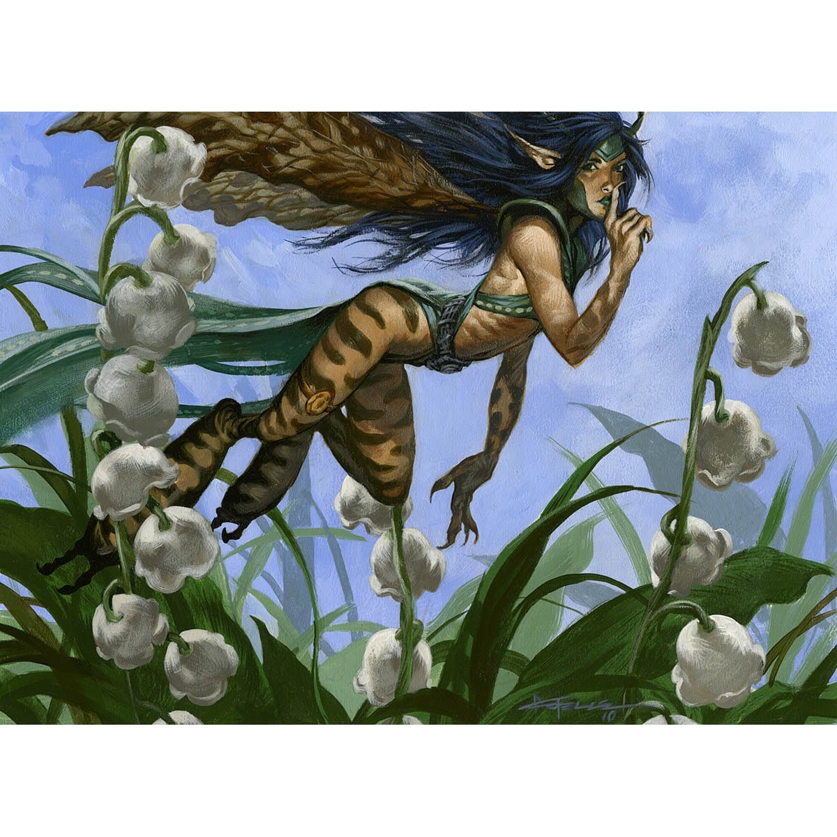 Spellstutter Sprite Print - Print - Original Magic Art - Accessories for Magic the Gathering and other card games