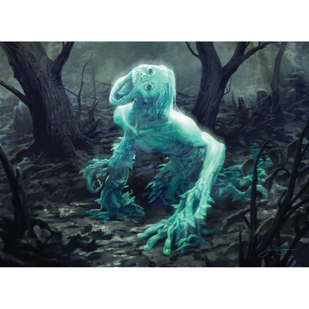 Strangleroot Geist Print - Print - Original Magic Art - Accessories for Magic the Gathering and other card games