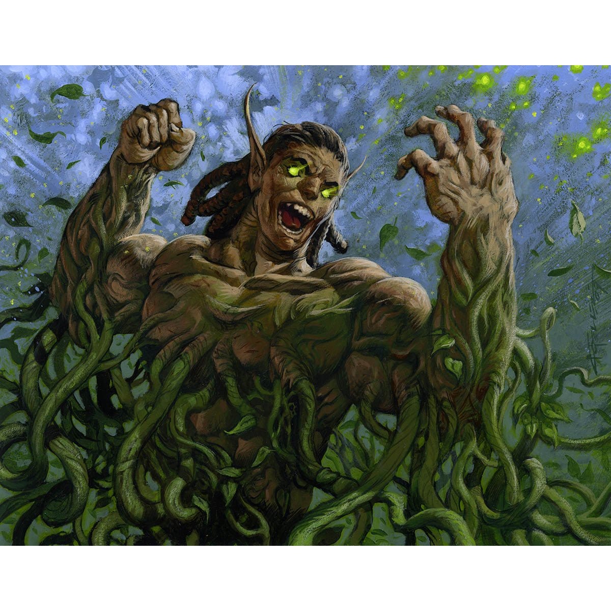 Vines of Vastwood Print - Print - Original Magic Art - Accessories for Magic the Gathering and other card games