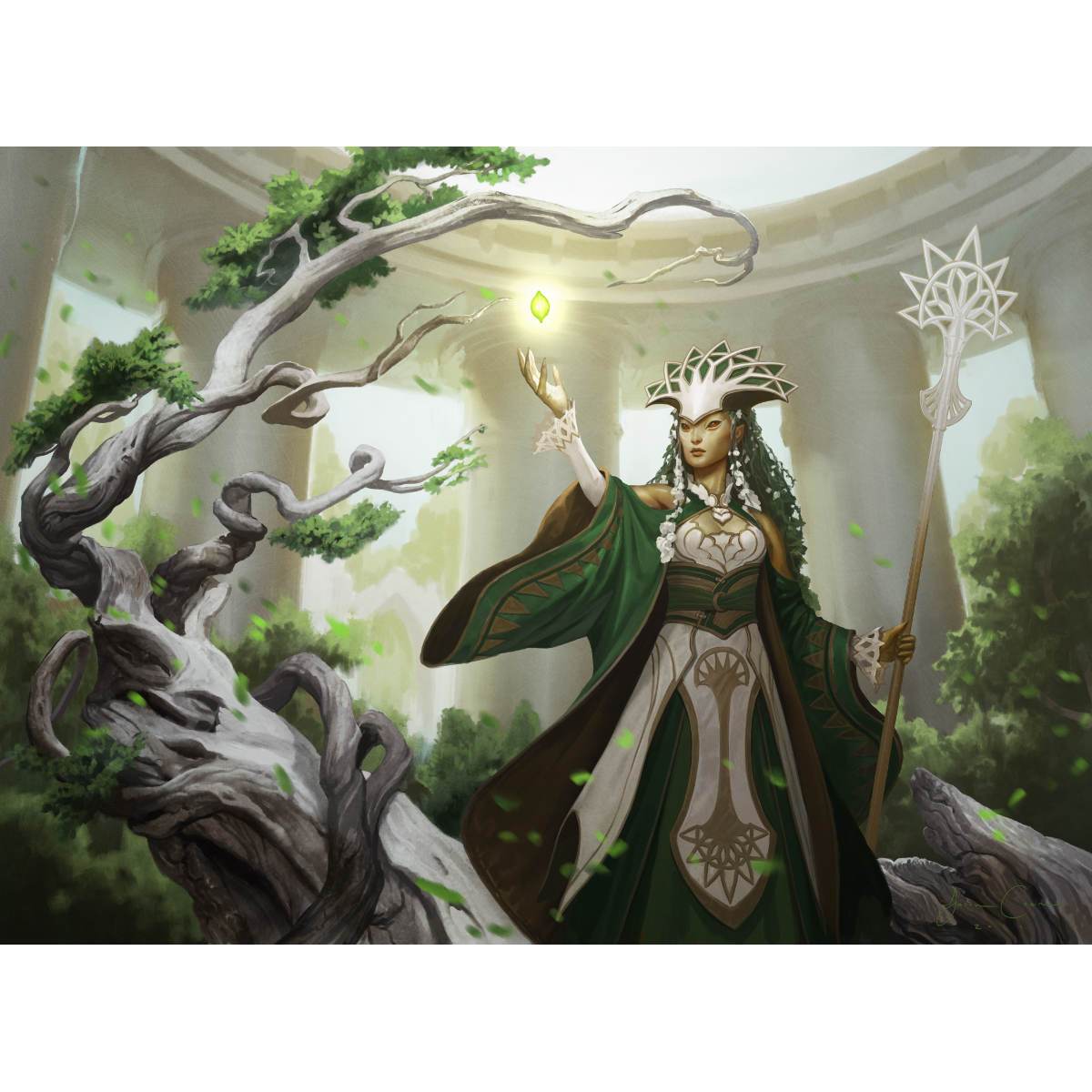Vitu-Ghazi Guildmage Print - Original Magic Art Vitu-Ghazi Guildmage Print - Original Magic Art
