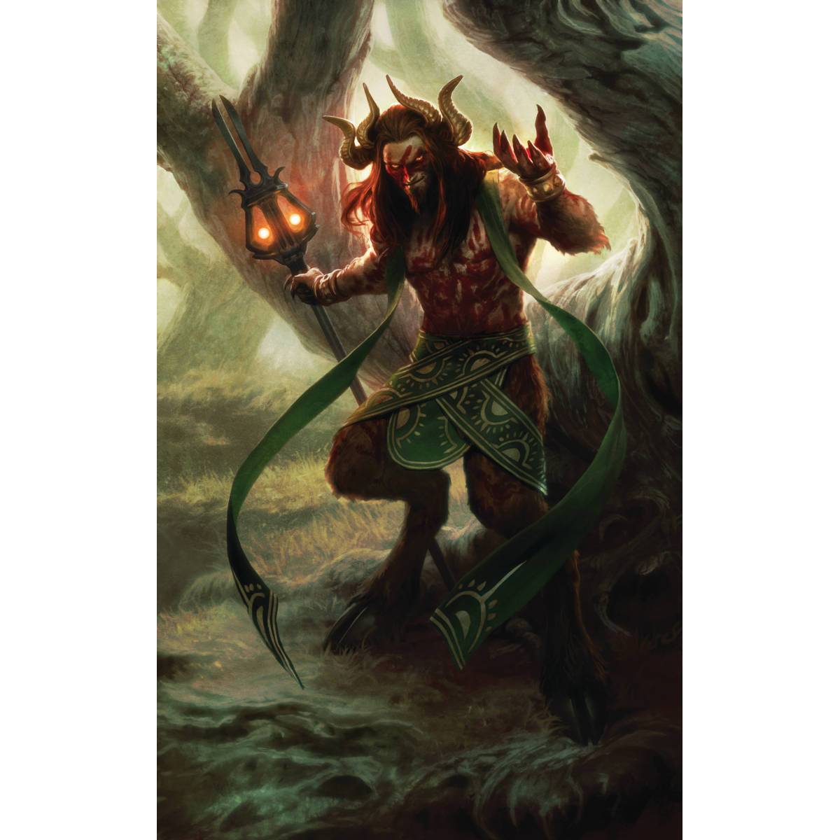 Xenagos, the Reveler Print - Print - Original Magic Art - Accessories for Magic the Gathering and other card games